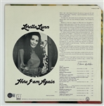 Loretta Lynn Signed 1972 LP <em>Here I Am Again</em> (BAS)