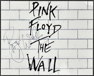 Roger Waters SIgned 8x10 Photo of "Pink Floyd The Wall" Title Screen (BAS)