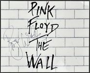 Roger Waters SIgned 8x10 Photo of Pink Floyd The Wall Title Screen (BAS)