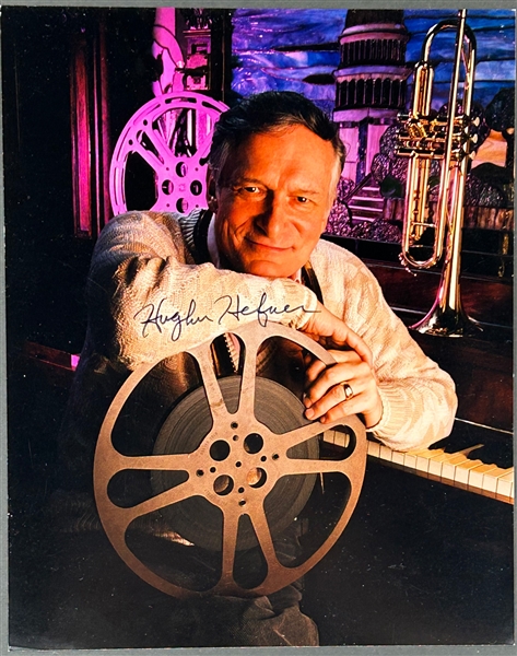 Hugh Hefner Signed 8x10 Photo (BAS)