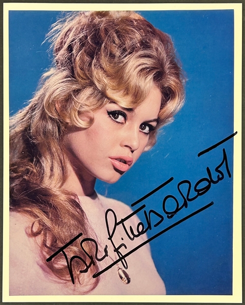 Brigitte Bardot Signed 8x10 Photo (BAS)