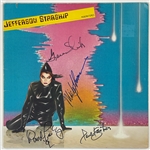 Jefferson Starship Band Signed 1981 LP <em>Modern Times</em> with Grace Slick, Paul Kantner, Mickey Thomas and David Freiberg (BAS)