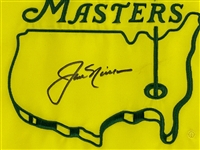 Jack Nicklaus Signed 2018 Masters Flag (BAS)