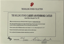 1973 Rolling Stones Cardiff and Pembroke Castles Concert Poster Limited Edition (1157/5000)