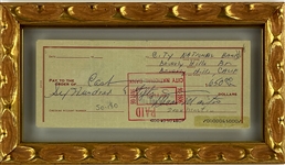 1968 Dean Martin Signed Beverly Hills Bank Check Cashed in Las Vegas (BAS)