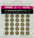 1970 and 1971 Elvis Presley Las Vegas Summer Festival Concert Souvenir Plastic Bags (2) Featuring <em>Elvis Worldwide Gold Award Hits Volumes 1 and 2</em>