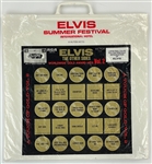 1970 and 1971 Elvis Presley Las Vegas Summer Festival Concert Souvenir Plastic Bags (2) Featuring <em>Elvis Worldwide Gold Award Hits Volumes 1 and 2</em>