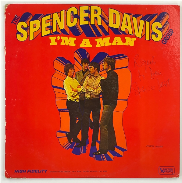 Spencer Davis Signed LPs <em>Im a Am</em> and <em>Mousetrap</em> (BAS)