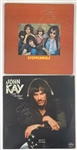 John Kay Signed 1969 The Visual Thing <em>Steppenwolf</em> Photo Book and LP <em>All in Good Time</em> (2) (BAS)