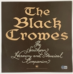 Black Crowes Band-Signed Record Store Album Cover Slick <em>The Southern Harmony and Musical Companion</em> (BAS)