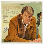Glen Campbell Signed 1967 LP <em>Gentle on My Mind</em> (BAS)