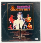 Frankie Valli Signed 1982 LP <em>16 Greatest Hits</em> (BAS)