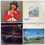Jazz and Adult Contemporary Signed LPs Collection of 24 Incl. Chuck Mangione, Al Jarreau, Pat Matheny, Ramsey Lewis, Kenny G and Others (BAS)