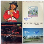 Jazz and Adult Contemporary Signed LPs Collection of 24 Incl. Chuck Mangione, Al Jarreau, Pat Matheny, Ramsey Lewis, Kenny G and Others (BAS)