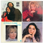 1970's Stars Signed LPs (5) Incl. Country Joe, Petula Clark, Judy Collins, Rita Coolidge and Tanya Tucker (BAS)