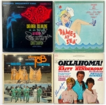 Broadway and Other Soundtracks Signed LPs Group of Six Incl. Mary Wilson, Faye Dunaway, Debbie Reynolds and Others (BAS)