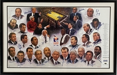 "Coaches vs. Cancer" Litho Signed by 29 NCAA Coaches Limited Edition Litho (2/400) (Steiner)