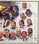 Coaches vs. Cancer Litho Signed by 29 NCAA Coaches Limited Edition Litho (2/400) (Steiner)