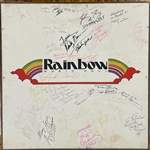 Rainbow Music Hall Dressing Room Wall Signed by Rock & Roll Legends Incl. U2, Chuck Berry and Many Others (BAS)