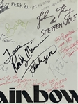 Rainbow Music Hall Dressing Room Wall Signed by Rock & Roll Legends Incl. U2, Chuck Berry and Many Others (BAS)