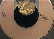 Albert Collins Band-Signed Drum Head with Bobby Keys, Clifford Antone, Gerage Rains and Derek O'Brian (BAS)