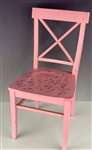 2002 Cincinnati Reds Signed Chair for "Paint the Corner" Cancer Awareness Campaign - 36 Signatures Incl. HOFers Ken Griffey, Jr. and Barry Larkin
