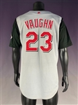 1999 Greg Vaughn Signed Cincinnati Reds Game Used Jersey w/LOA from Team (BAS)