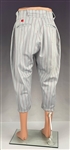 1997 Deion Sanders Cincinnati Reds Game Used Uniform Pants PHOTO MATCHED with Heavy Game Use!