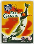 Derek Jeter Signed 2000 Official World Series Program (BAS)
