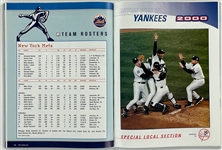 Derek Jeter Signed 2000 Official World Series Program (BAS)