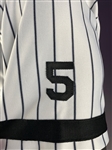 Derek Jeter Signed Limited Edition 1999 New York Yankees Jersey (387/500) with Joe DiMaggio Black Armband (Steiner)