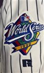 Derek Jeter Signed Limited Edition 1999 New York Yankees Jersey (387/500) with Joe DiMaggio Black Armband (Steiner)