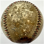 1928 New York Yankees  World Series Champion Team Signed Baseball with Babe Ruth on the Sweetspot (BAS)