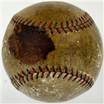 1928 New York Yankees  World Series Champion Team Signed Baseball with Babe Ruth on the Sweetspot (BAS)