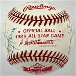 1989 National League All Star Team Signed Baseball (BAS)