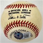 Hank Aaron Single Signed Baseball (ONL White) (BAS)