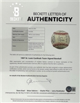 1997 St. Louis Cardinals Team Signed National League Baseball With 33 Signatures Incl. Mark McGwire, Tony La Russa and Dennis Eckersley (BAS)
