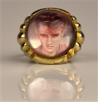 1956 Rare Elvis Presley Enterprises 18K Gold-Plated Adjustable "Bubble" Ring