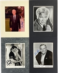 Hollywood Signed Photo Collection of 7 w/Matting (BAS) Incl. Jimmy Stewart, Jack Lemon, Kirk Douglas and Others