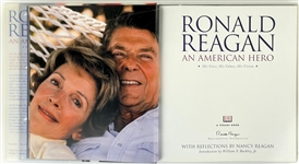 Nancy Reagan Signed Book <em>Ronald Reagan: An American Hero</em> (BAS)