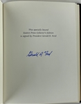 President Gerald Ford Easton Press Signed Edition of <em>Humor and the Presidency</em>