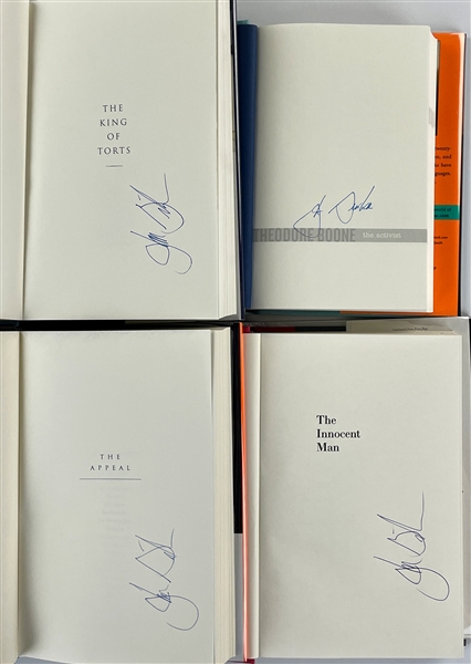 John Grisham Signed Hardcover Book Collection of Four (BAS)