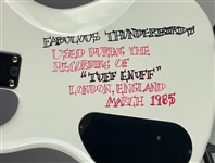Fabulous Thunderbirds Band-Signed Bass Guitar Used to record Tuff Enuff (Studio Use Attribution Inscribed by Bassist Preston Hubbard) (BAS)
