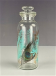 Elvis Presley's Single Peacock Feather in a Glass Bottle from Graceland - From The Nancy Rooks Collection