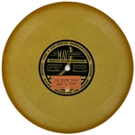 1956 Elvis Presley Radio Ad 33 RPM Acetate for His June 3, 1956, Concert at the Oakland Municipal Auditorium