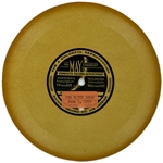 1956 Elvis Presley Radio Ad 33 RPM Acetate for His June 3, 1956, Concert at the Oakland Municipal Auditorium