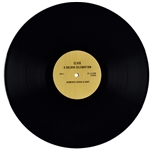 Complete Three Record Test Pressing of 1984 Westwood One Radio Show <em>Elvis: A Golden Celebration</em> in Original Radio Station Shipping Box