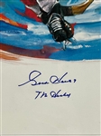 Gordie Howe Legend for the Ages Signed Canvas Giclee by The Michigan Sports Hall of Fame