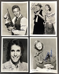 Classic TV Stars Signed 8x10 Collection of 15 Different (BAS) Incl. Johnny Carson and Others