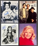 Classic TV Stars Signed 8x10 Collection of 15 Different (BAS) Incl. Johnny Carson and Others